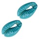 Cowrie shell bead 17x10mm Dark petrol blue